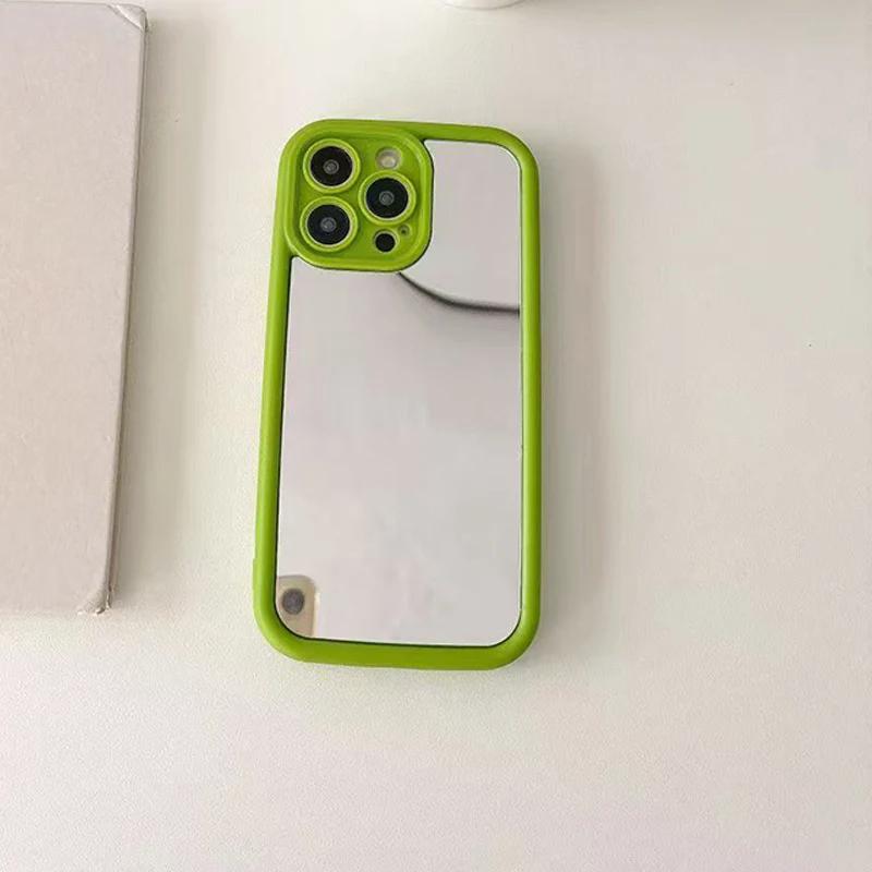 Makeup Mirror Phone Case for iPhone 16/15/14/13/12/11 Pro Max/X/XR/XS | Shockproof Camera Protection with Reflective Back Cover