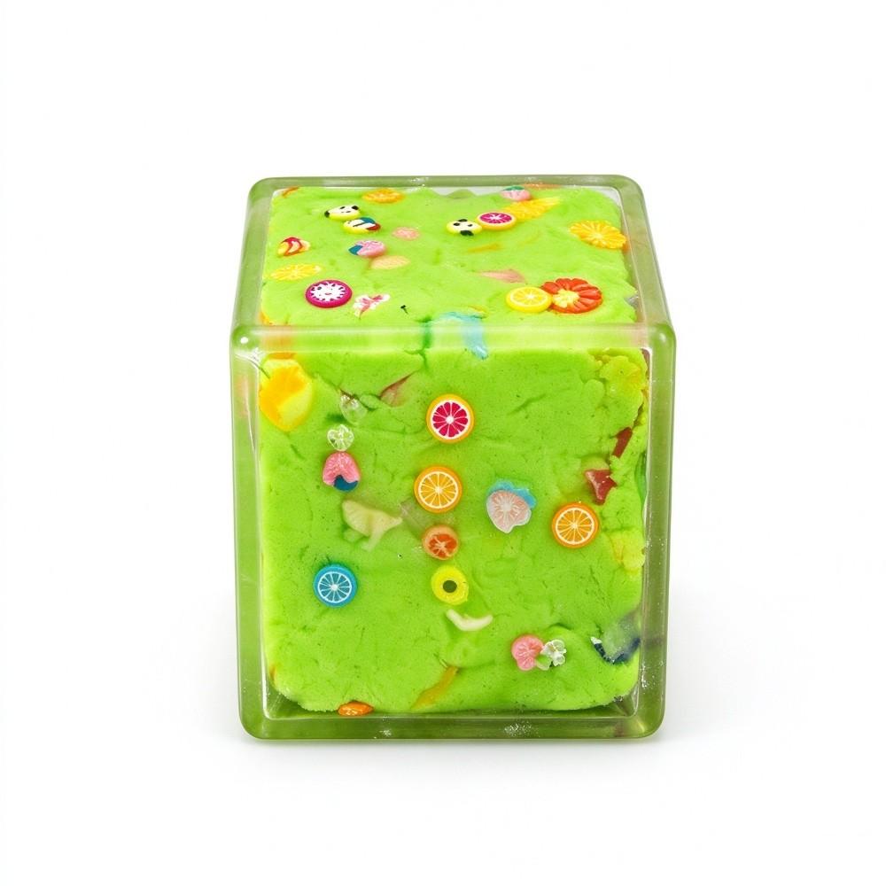 4.4/5.5cm Crunchy Squeezed Cube Building Blocks TPR Fidget Toy Handmade Ball Home Decoration