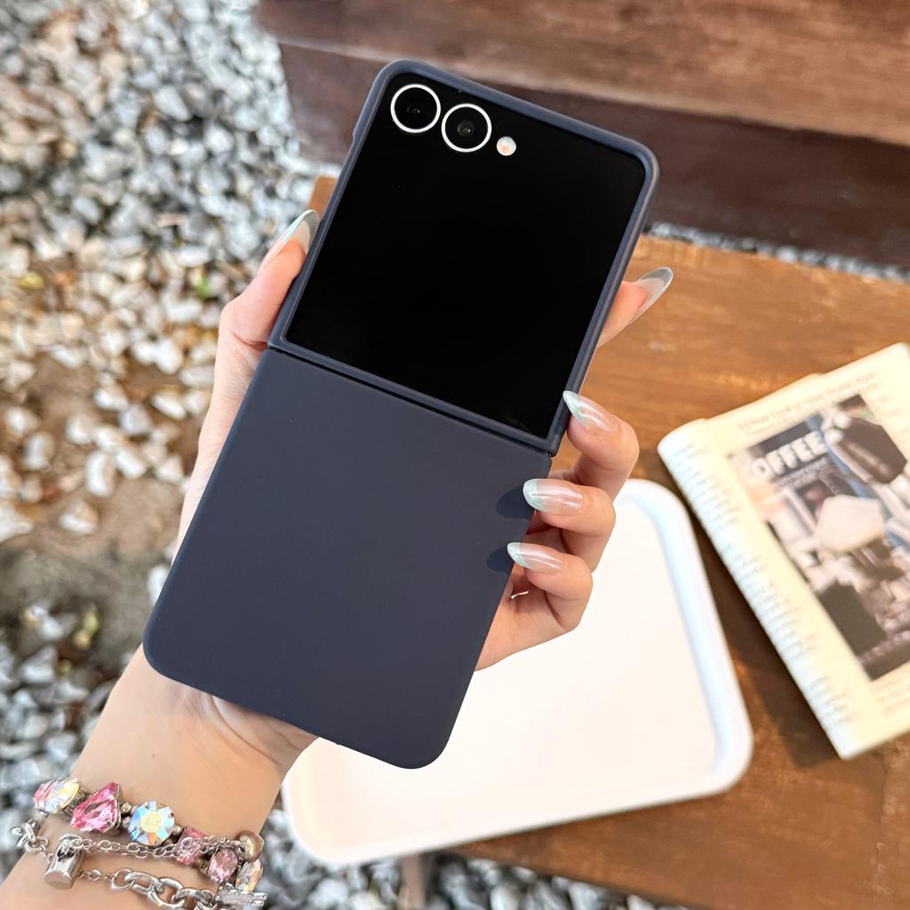 Official Fluorescence Neon Color Liquid Silicone Case For Samsung Galaxy Z Flip 7 6 5 ZFlip7 ZFlip6 Candy Matte Shockproof Cover