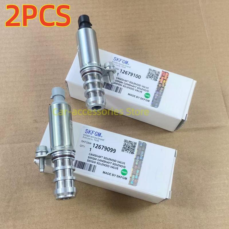 2PCS Engine Variable Valve Timing Solenoid Valve For Buick Regal Chevrolet Equinox GMC Saturn Opel Antara 12679099 12679100