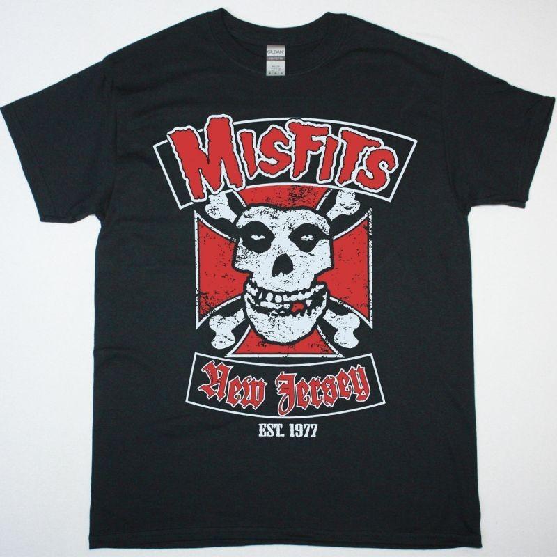 Misfits Est 1977 Black T-Shirt Horror Punk Band Tee L