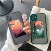 Mountain Tree Sunset Phone Case For iPhone 7 8 Plus SE2 For Iphone X XR Xs Max 16 11 12 13 14 15 Mini Pro Max Shockproof Cover