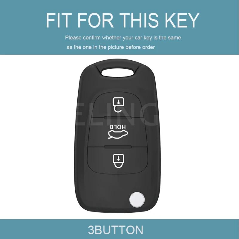 For Hyundai I20 I30 Ix20 Ix25 Ix35 Elantra Accent TPU Car Key Case Cover For KIA Sportage Rio 3 Soul Optima Ceed Pro K5 K2 Pride