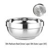 Double-Layer Stainless Steel Rice Bowl