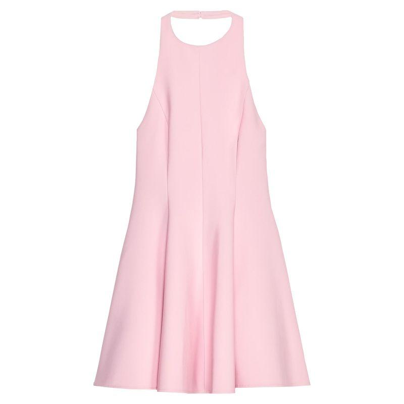 Zaprha 2025 New Arrival French Style Beautiful Wavy Style Wide Hem Halterneck Short Dress Waist Tight Slim Looking 2858777