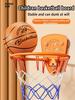 Boys Basketball Stand Set, Punch-free Indoor Basketball Stand, Children's Shooting Stand for Home Use, 7-inch Silent Basketball