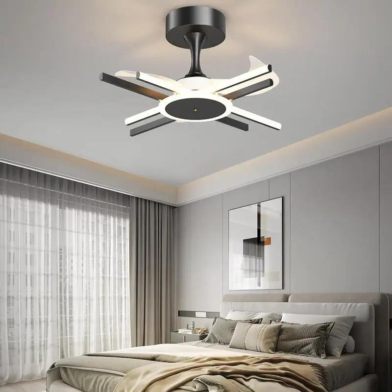 Living room decoration bedroom decor led Ceiling fans with lights remote control dining room Ceiling fan light indoor lighting
