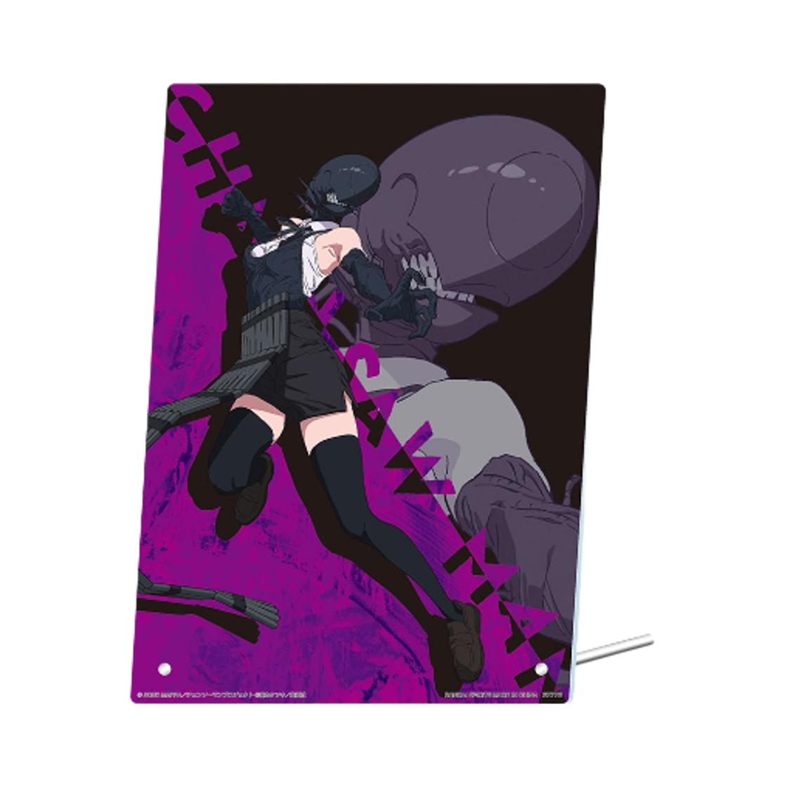 Bandai Ichiban Kuji Movie Chainsaw Man Reze Arc E Prize Bomb Acrylic Board ONE SIZE