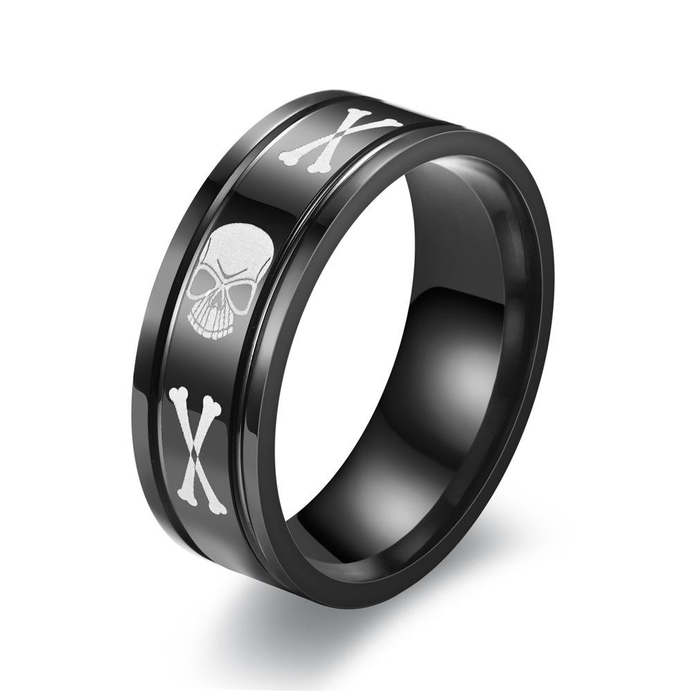 Men's Rotating Cross Titanium Steel Ring - European & American Style Stainless Steel Jewelry