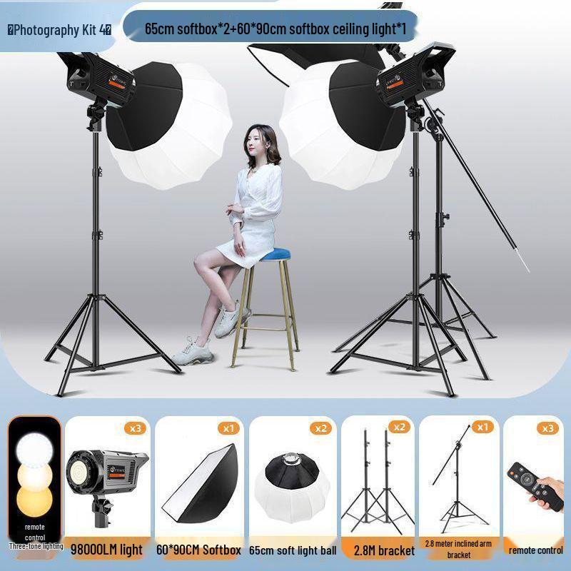 Pro LED Parabolic Softbox for Indoor Photography and Live Streaming