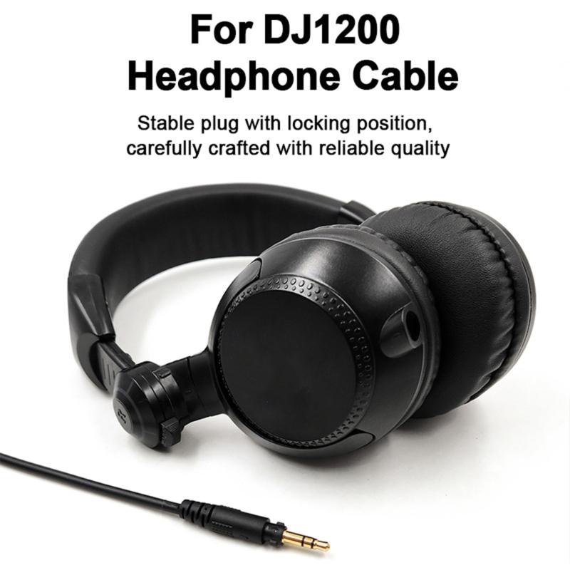 3.5mm Headphone Cable For EAH-DJ1200 beast ProMixr Headphone,High Fidelitys Sound Quality 6.35mm Gold Plate Adapter