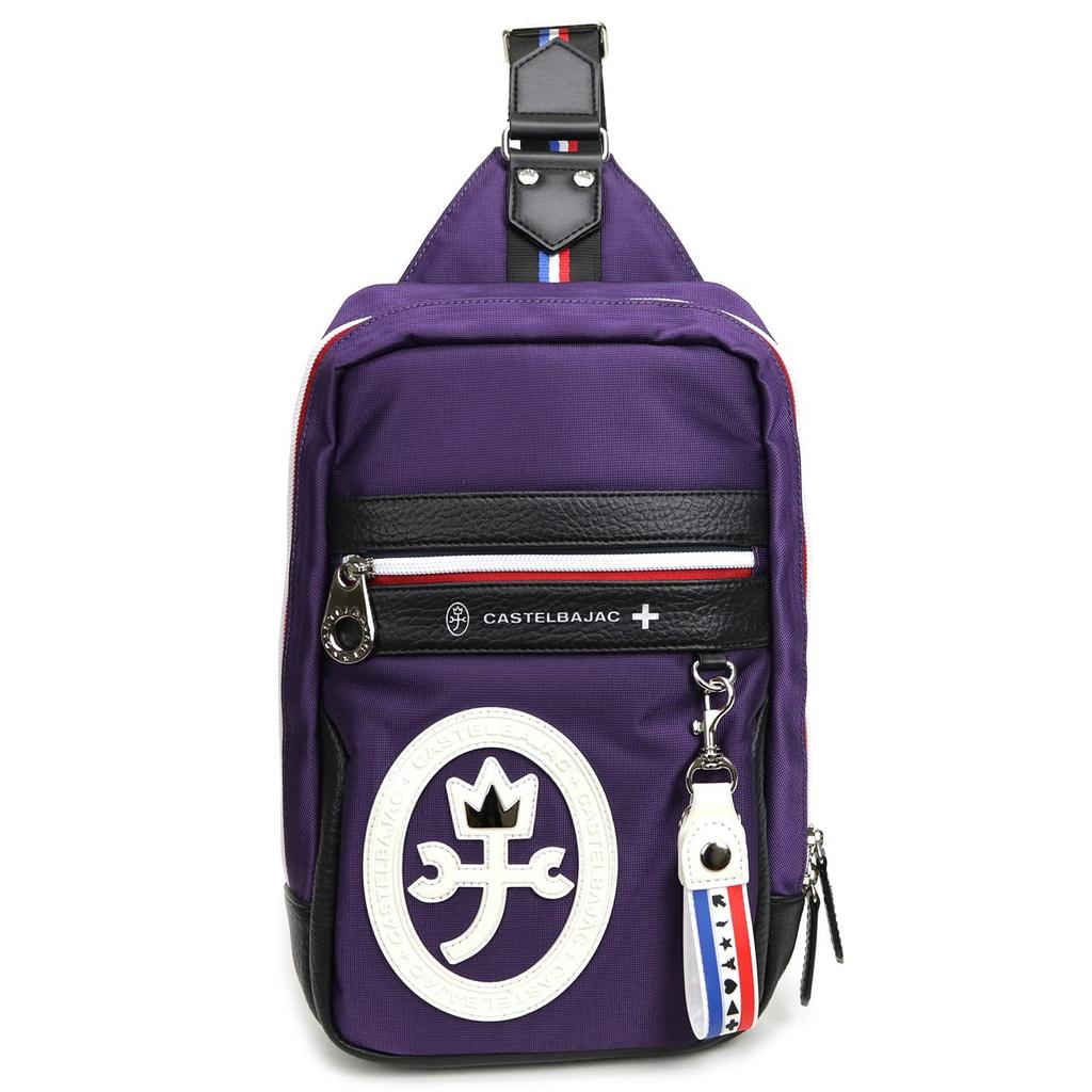 Castelbajac One-Shoulder Bag 43911 Purple