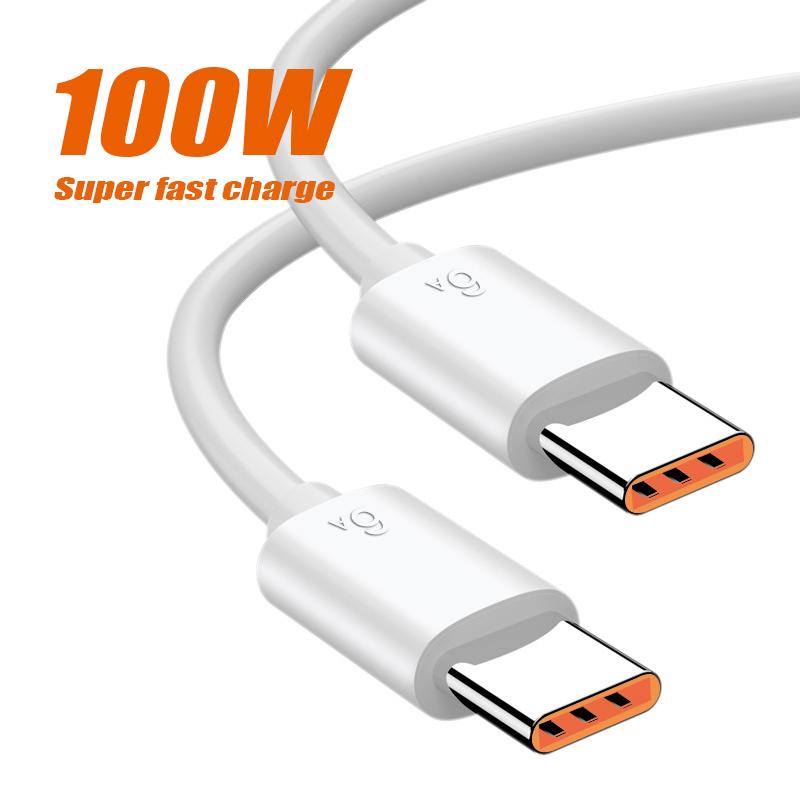 Fast Charging Data Sync Otg 20W/66W/100W PD Charger Cables Mobile Phone 3A Type C to Type C Cable USB-C Cable for Phone 14
