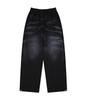 Beulluing Blueing Pigment Glow Wide Sweatpants[Black]