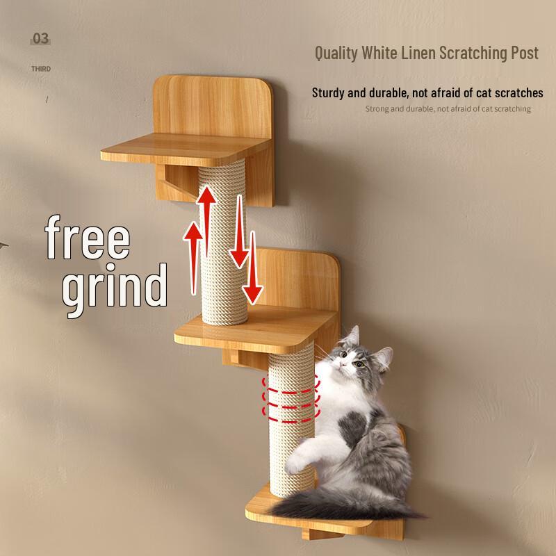 Wall-Mounted Cat Climbing Frame