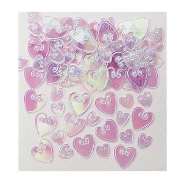 Amscan Iridescent Hearts Confetti