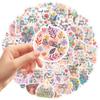 50PCS Inspirational Stickers Inspired Flowers Motivational Stickers Positive Decals Waterproof Vinyl Decal for Water Bottle