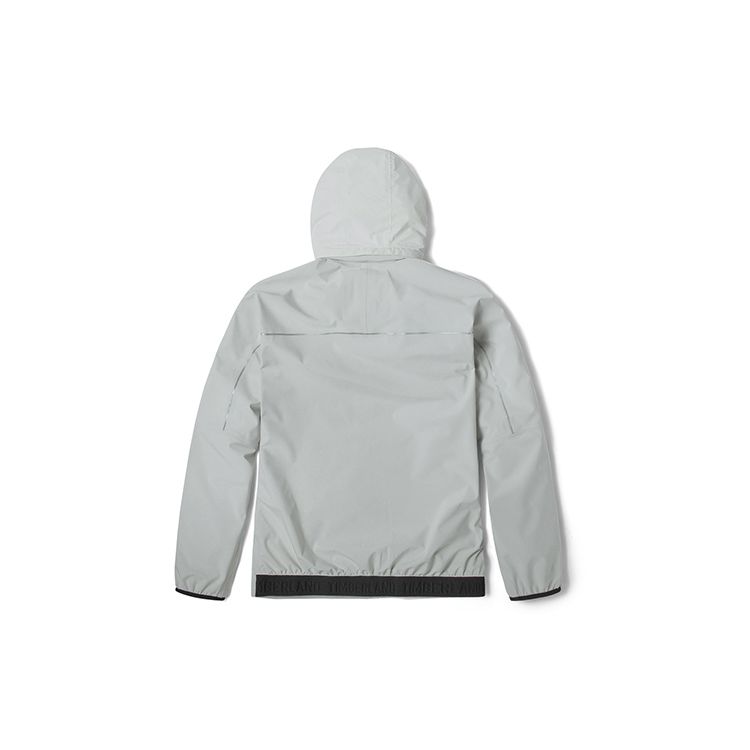 Timberland Breathable Packable Hooded Jacket Men Jackets White-Sand A24M3-BH7