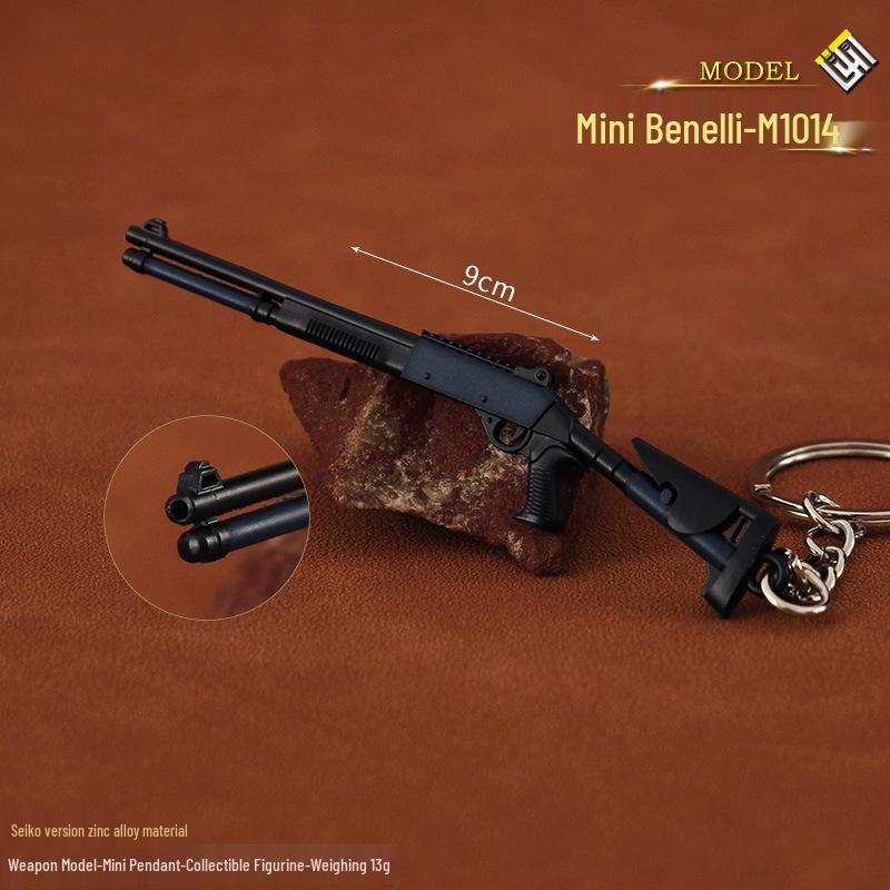 

Міні-брелок з алюмінієвого сплаву Перемога в PUBG : РПГ, Ракетна установка, Desert Eagle, Револьвер, СВД, Підвіска у вигляді пістолета Беретта. Mini