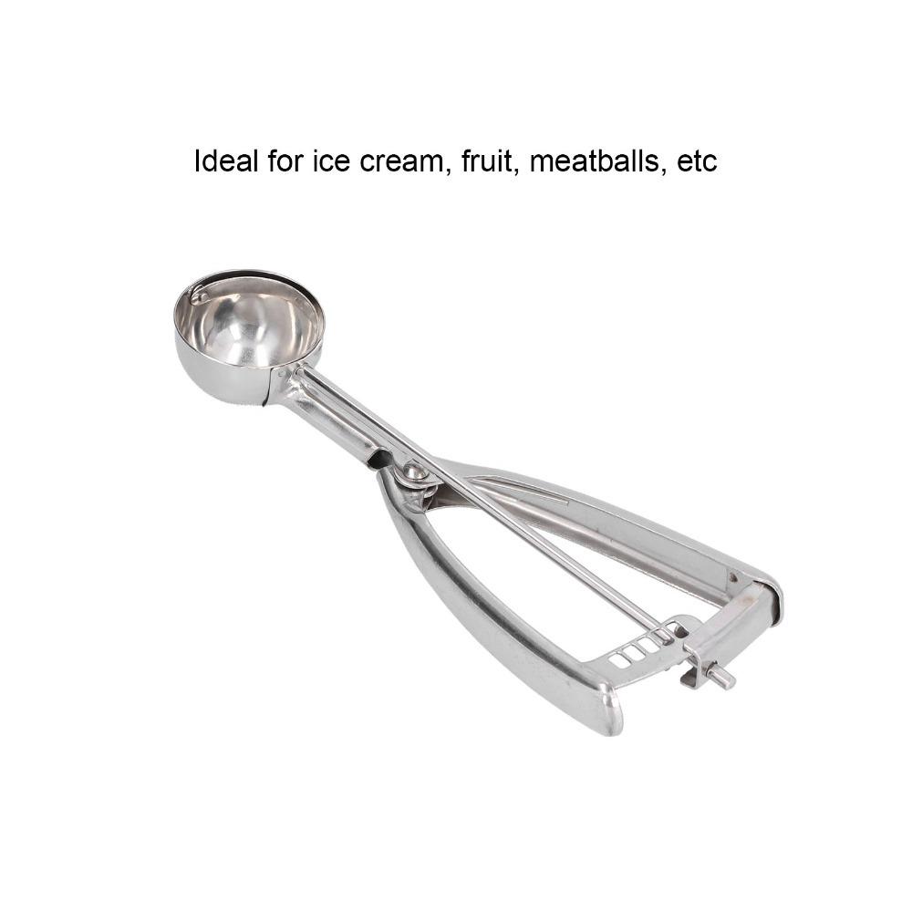 Trigger Release Ice Cream Ball Spoon 4/5/6 CM Diameter Fruit Digging Spoon For Home