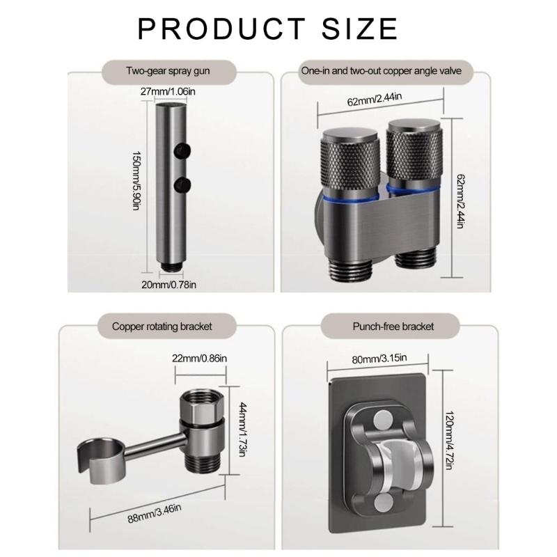 Comfortable Hygiene Experience with Powerful High Pressure Bidet Sprayer Efficient Toilet Cleaning Solution for Toilet