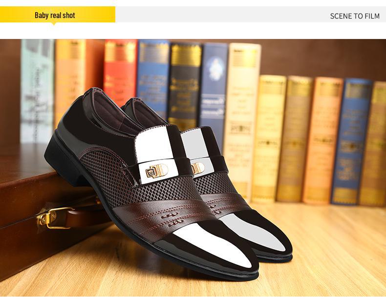 Men's Large Size British Casual Leather Shoes – 2024 Spring & Autumn Business Formal Collection