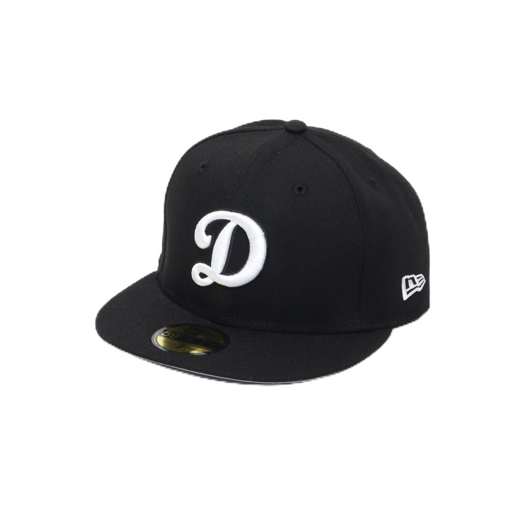 New Era 59FIFTY Unisex Baseball Cap Size 7 1/4 Dodgers Black x W2