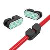 10Pcs Cable Clip Organizers Desktop Cable Management Base Clamp Fastener Silicone Practical Power Cord Clamp Organizers