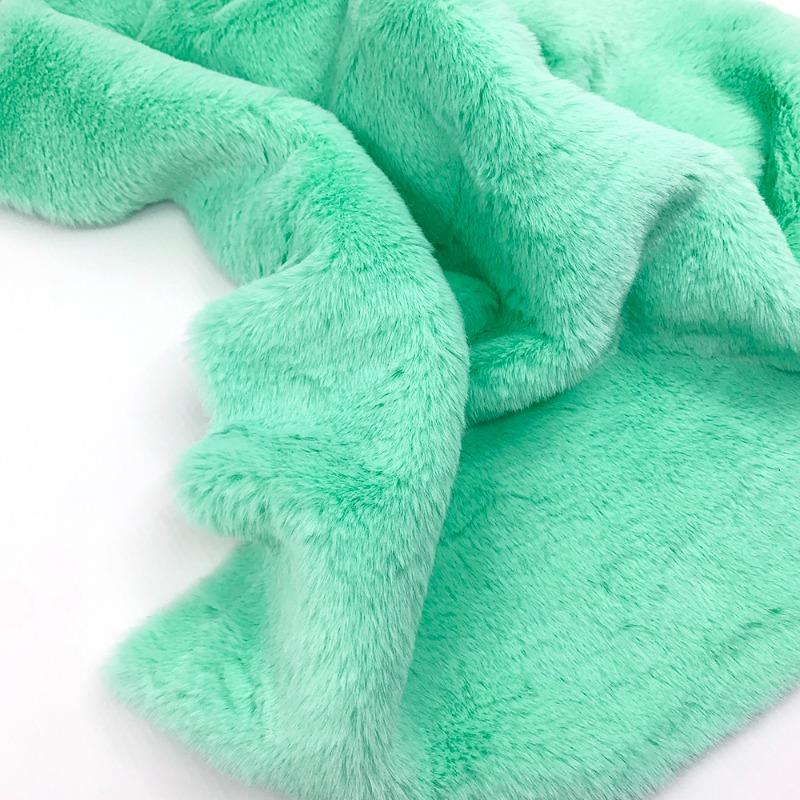 10mm Thickened Imitate Rabbit Fur Plush Fabric Thickened Polyester Artificial Wool Doll Cotton Doll Material Decorative Fabric