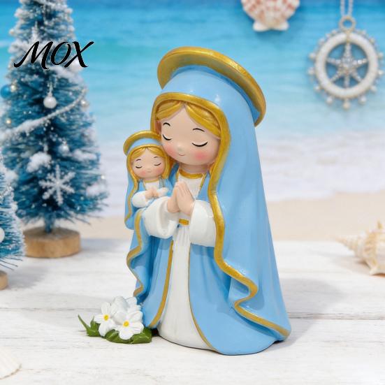 Indoor Garden Decorations Cute Wishing Girl Figurine, Cartoon Prayer Resin Unique Room Ornaments Statue, Christmas Desktop Ornament, Healing Aesthetic