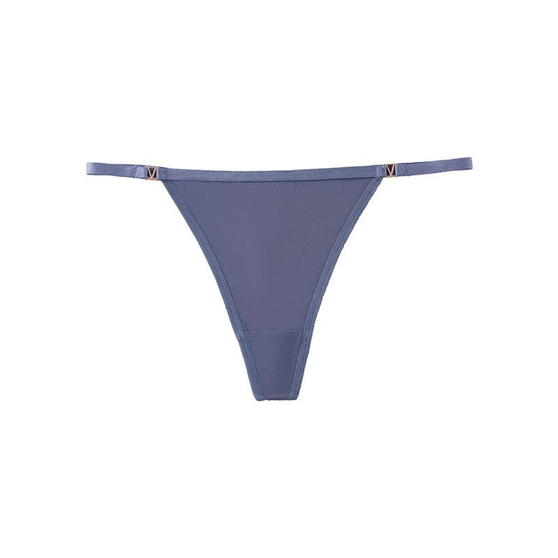 Sexy thong, pure desire wind low-rise t-pants, comfortable and breathable ice silk seamless women's underwear