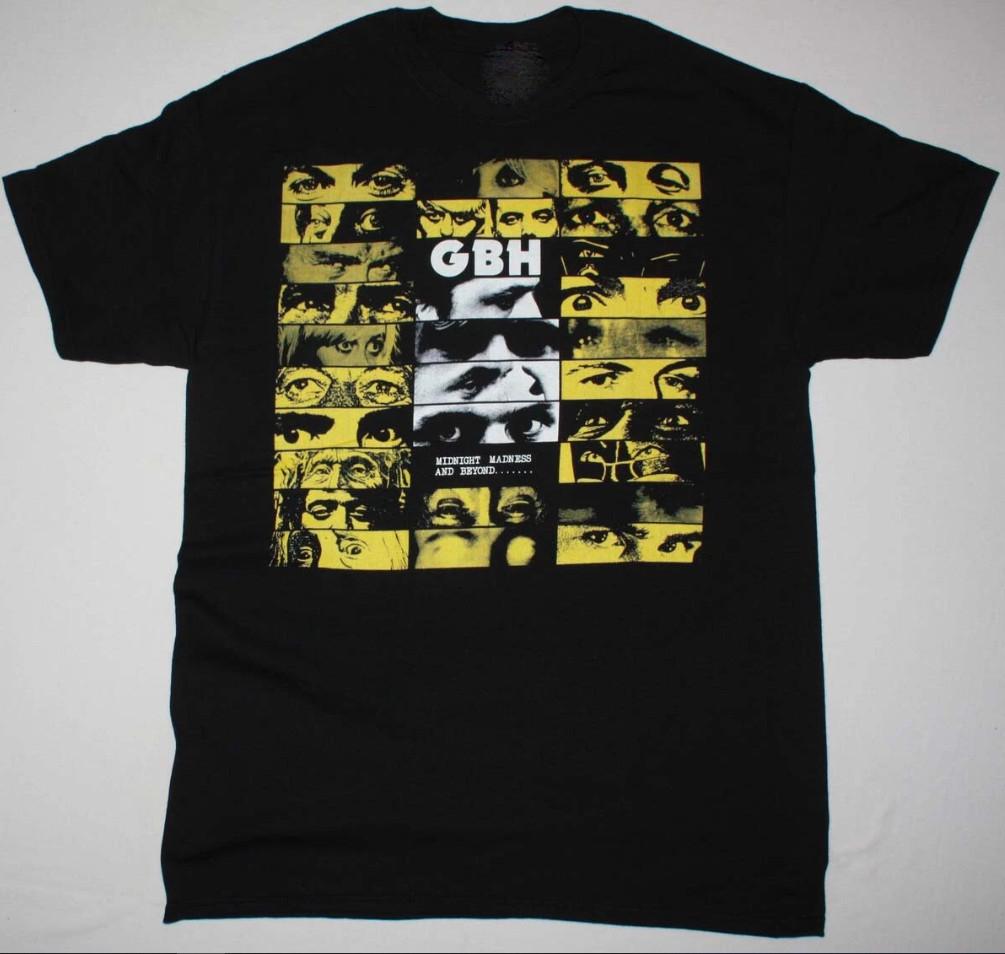 Vintage Charged GBH Music Band Gift For Fans T-shirt size S-5XL M