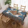 Western Native Aztec Tribal Rectangle Tablecloth for Table Decor Washable Ethnic Style Kitchen Dining Tablecloth Party Decor