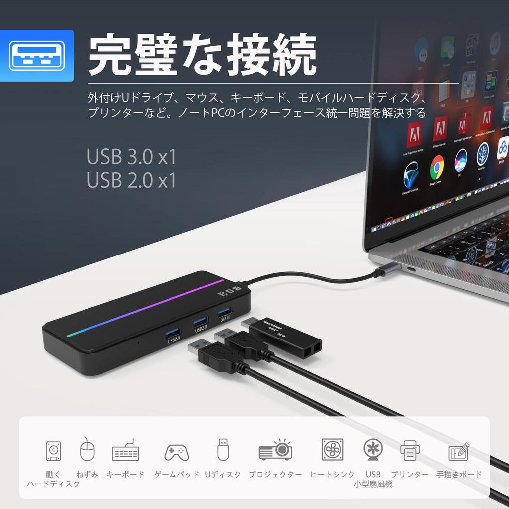 Mirabox USB C Hub Docking Station with Type C HDMI 4K 30Hz Output for Expansion and 2 1 Charging RJ45 LAN Port TF Card and SD Card Reader 8-in-1