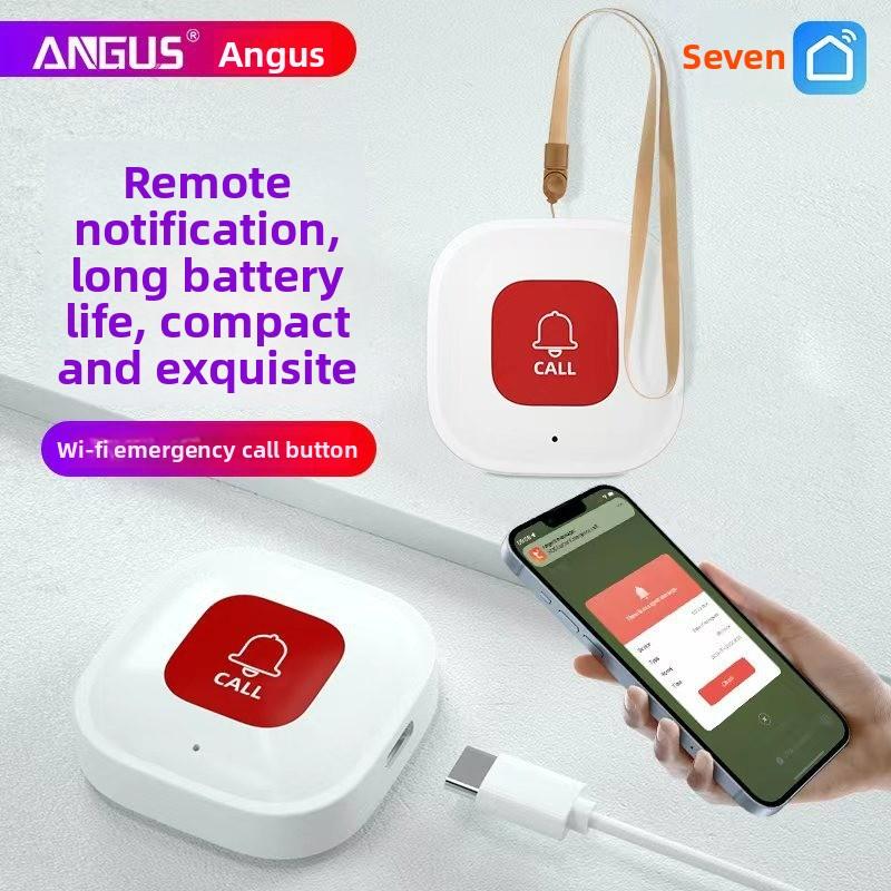 

Graffiti Wifi Elderly Beeper Smart SOS Emergency Button Home Pension Alarm Emergency Hospital