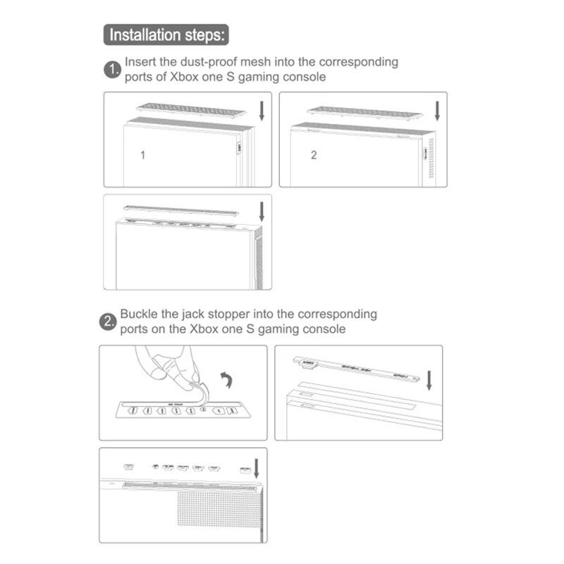 Cover for Case Stopper Pack for XBOX ONE Slim/ones Game Console