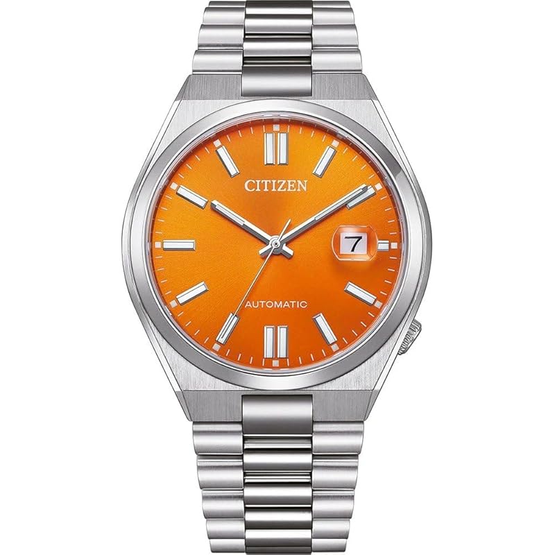 

citizen analog blue dial men s watches, orange, modern, NJ0151-88Z