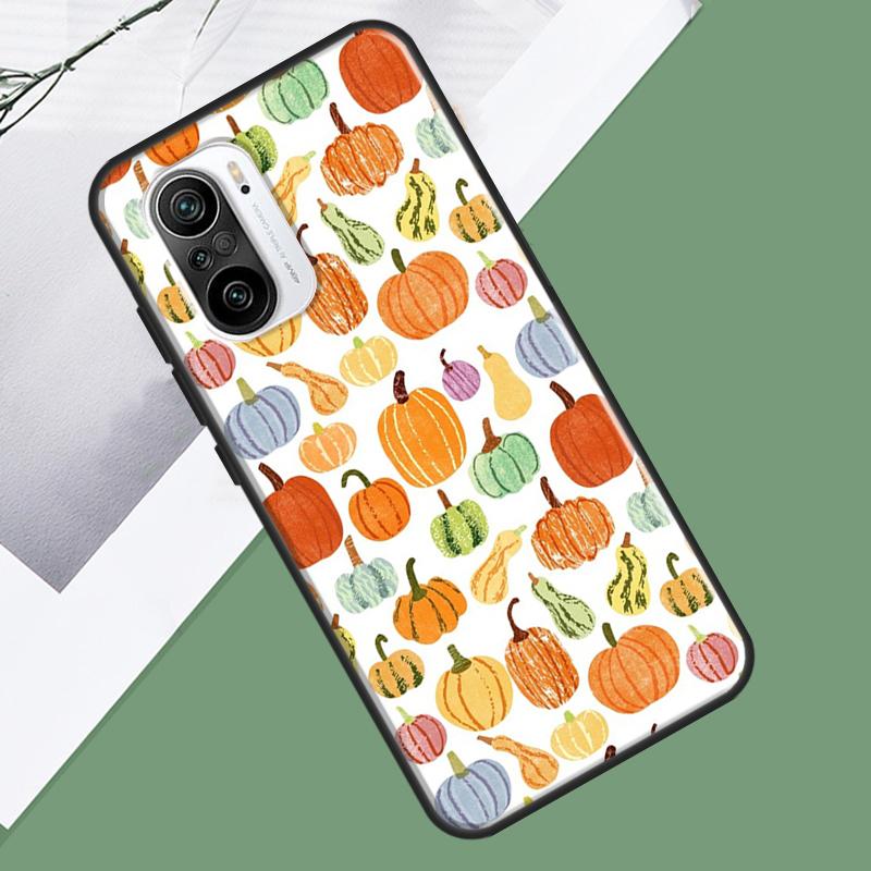 Autumn Pumpkins For POCO X5 X3 F5 Pro F4 X4 GT M5s C40 F3 Phone Case For Xiaomi 12T 11T Pro 12 13 Lite 12X