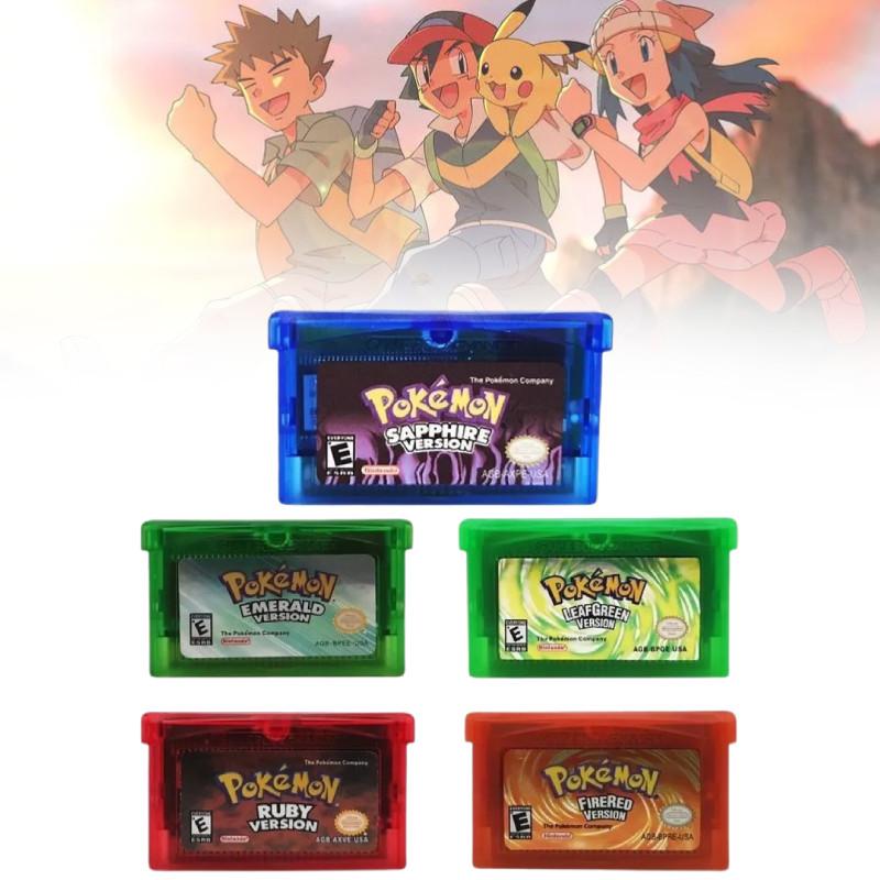 Nostalgic Ndsl Gbm Gbasp Gba Game Cartridge Collection With Legendary Pokmon Designs