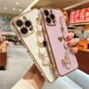 Soft Bracelet Love Heart Case For Iphone 11 12 13 Pro Max Xs X Xr 7 8 Plus Se 2020 13 Mini Electroplated Bumper Silicone Cover