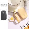 Pure Handmade Leather Key Cover For Toyota Asian Dragon Camry Sena Corolla Fog Wax Vegetable Tanned Cowhide