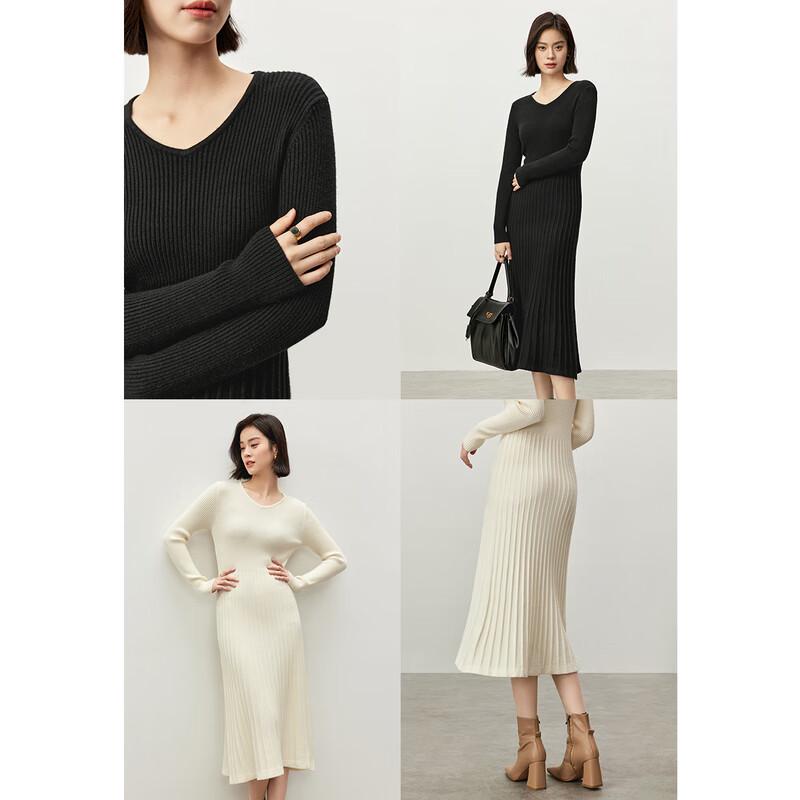 Shangdubila Women's Winter Warm Knitted Long Dress