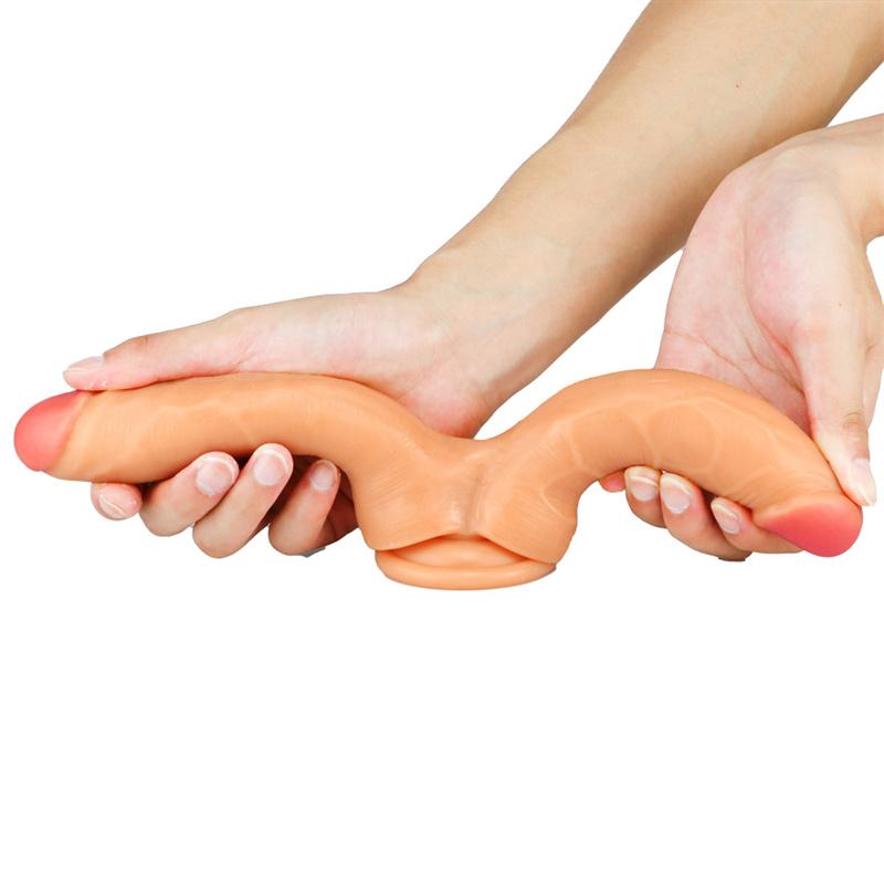 Double-headed Dildo Anal Plug Masturbation Device Female Backyard Alternative Toy Dildo Adult Products