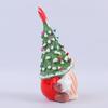 Cute Christmas Faceless Gnome Figurine Handmade Festival Mini Christmas Tree Hat Figurines Resin Crafts