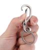 1Pc Titanium Alloy Carabiner Multi-Function Keychain Outdoorwaist Hanging Chain Ring Buckle Beer Bottle Opener Edc Tool