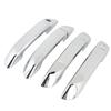 4 Sets Car Exterior Door Handle Cover Left Hand Drive Chrome Impact Proof Adhesive Installation