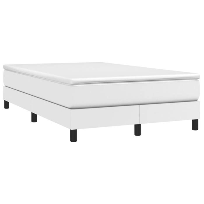 Cadre de lit avec matelas - Maison Exclusive - 120x190cm - Similicuir - 2 places