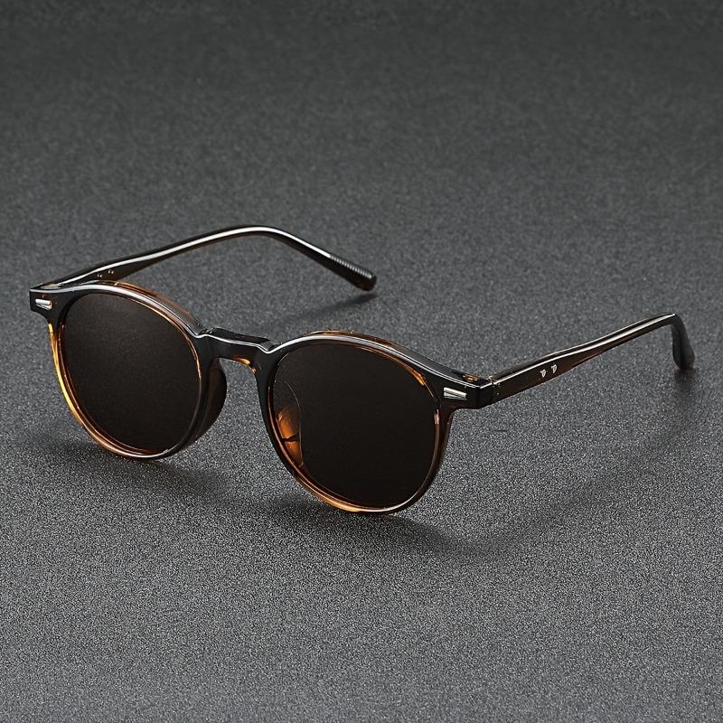 Round Frame Fashion Glasses Retro Trendy Unisex Design for Daily Wear and Leisure Activities Stylish Eyewear