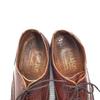 Loake England Vintage Full Brogue Wingtip Lederschuhe Braun 7 25.5(GEBRAUCHT)