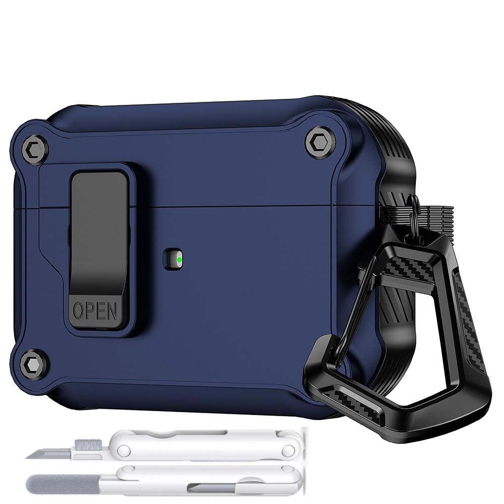 for AirPods Pro 3 Earphone Case with Secure Lock Design Protective Case Cover for Airpods Pro 3 Gen with Cleaning Pen & Keychain